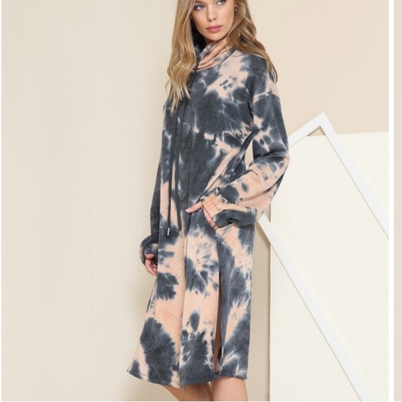 Together Clothing French Terry Tie Dye Dress  sizes S M L - Picture 5 of 8